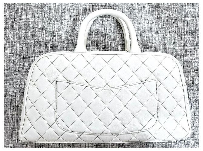 Timeless Chanel Matelassé Trapuntato Senza Tempo Bianco - vista 5