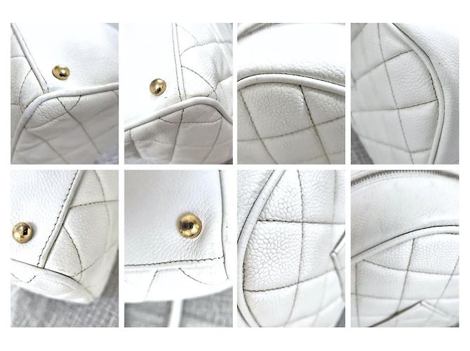 Timeless Chanel Matelassé Trapuntato Senza Tempo Bianco - vista 7
