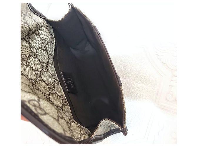 Gucci Bum bag e cintura GG Monogram Marrone - vista 11