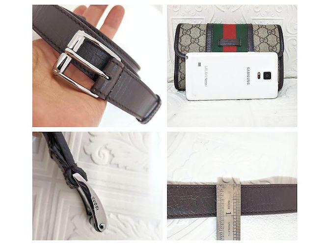 Gucci Bum bag e cintura GG Monogram Marrone - vista 8