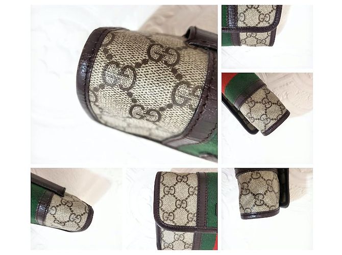 Gucci Bum bag e cintura GG Monogram Marrone - vista 9