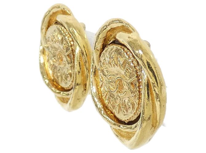 Orecchini a clip in oro Chanel D'oro - vista 2