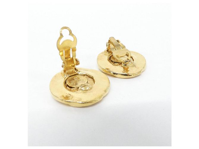 Orecchini a clip in oro Chanel D'oro - vista 8