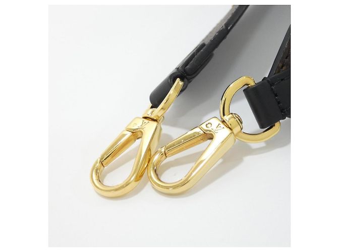 Cinghia a Spalla Monogram Louis Vuitton J02465 Marrone Nero - vista 5