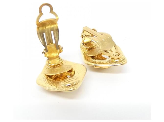Orecchini a clip dorati Chanel D'oro - vista 4