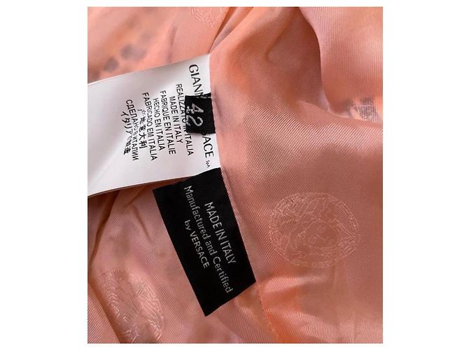 Completo Blazer e Gonna Barocco Rosa Nero Versace - vista 3