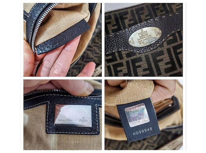 Fendi Messenger Selleria Zucca Marrone - vista 3