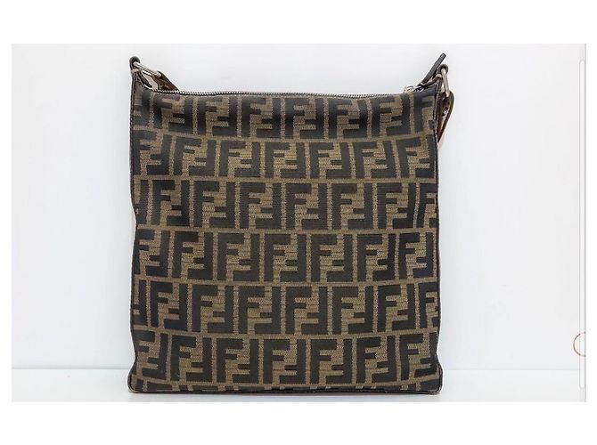 Fendi Messenger Selleria Zucca Marrone - vista 8
