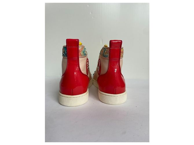 Sneakers Christian Louboutin in pelle multicolore - vista 5