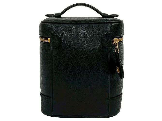 Borsa a mano in pelle di caviale Chanel Coco Mark Nero - vista 4