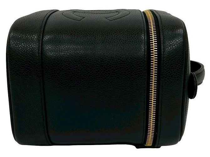 Borsa a mano in pelle di caviale Chanel Coco Mark Nero - vista 7