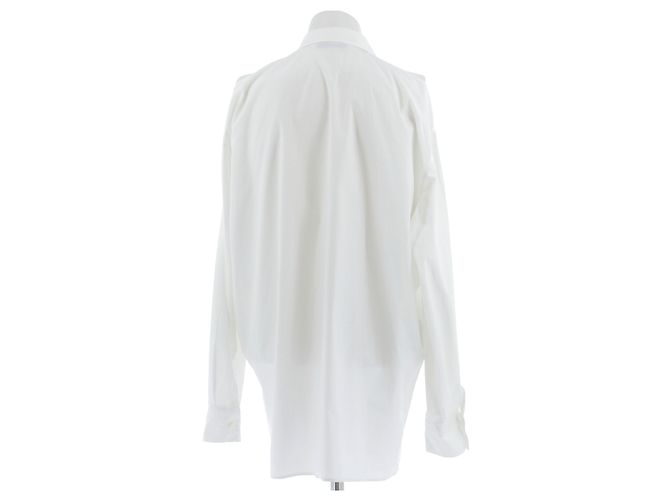 Prada Camicia bianca con spalle scoperte Bianco - vista 2