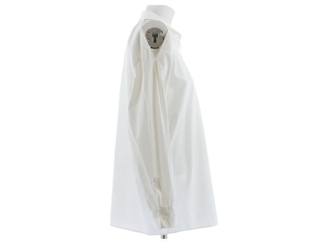 Prada Camicia bianca con spalle scoperte Bianco - vista 3