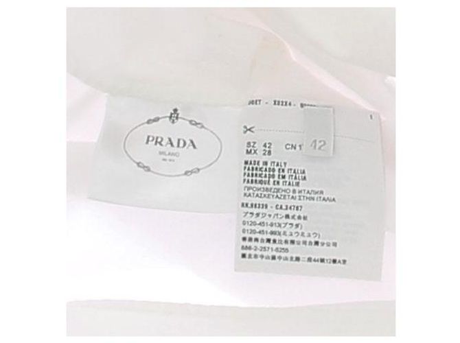Prada Camicia bianca con spalle scoperte Bianco - vista 5