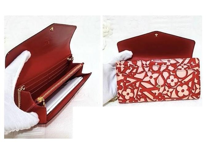 Louis Vuitton Portafoglio Monogramma Dolce Rosa Rosso - vista 10