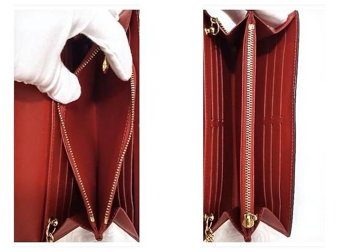 Louis Vuitton Portafoglio Monogramma Dolce Rosa Rosso - vista 11