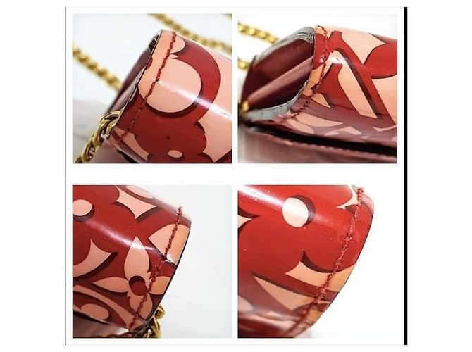 Louis Vuitton Portafoglio Monogramma Dolce Rosa Rosso - vista 9