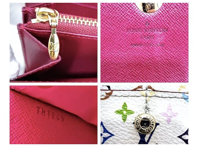 Louis Vuitton Monogram Multicolore Wallet White Leather - view 2
