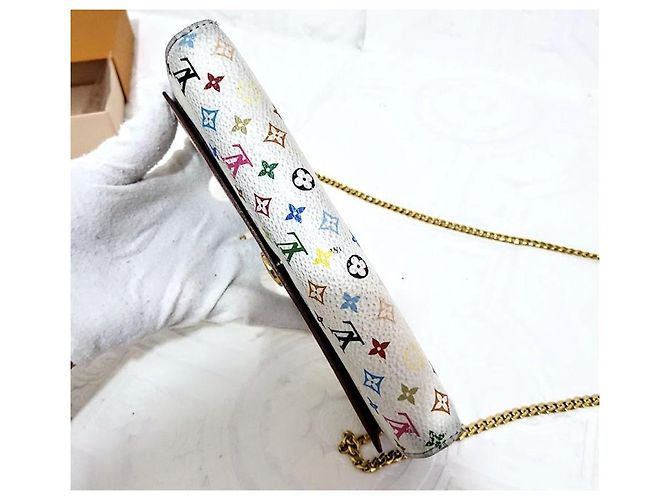 Louis Vuitton Monogram Multicolore Wallet White Leather - view 4