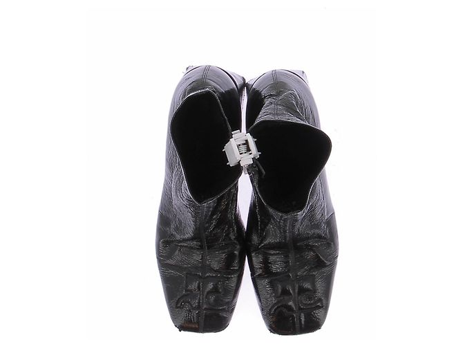 Courreges Botines negros 'Reedición' de vinilo - vista 6