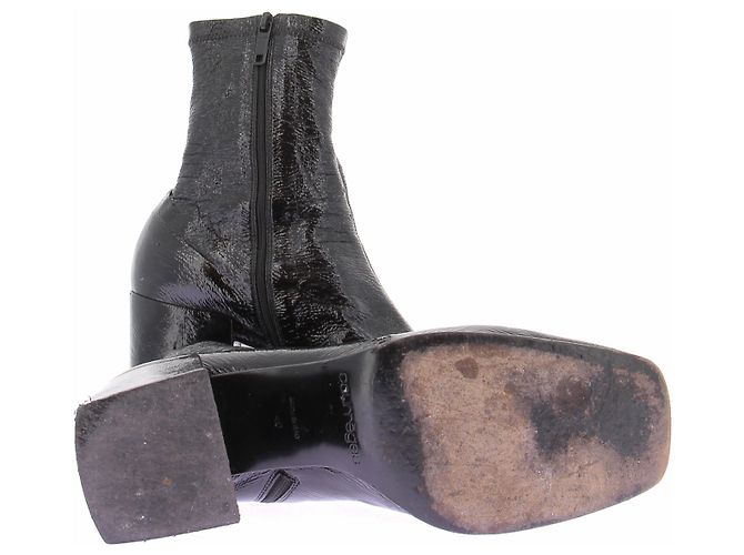 Courreges Botines negros 'Reedición' de vinilo - vista 7