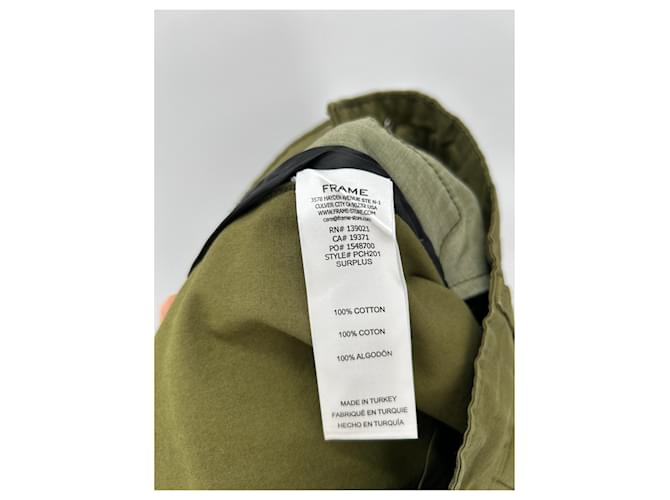 Vaqueros Frame Denim Caqui de Algodón Talla 26 - vista 4
