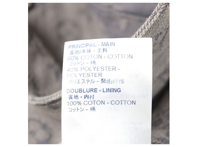 Chaqueta de mezclilla de algodón poliéster Monogram Louis Vuitton Gris - vista 10