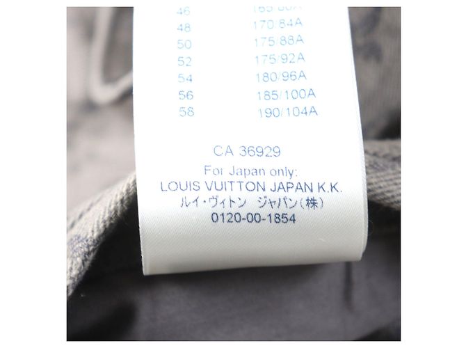 Chaqueta de mezclilla de algodón poliéster Monogram Louis Vuitton Gris - vista 11