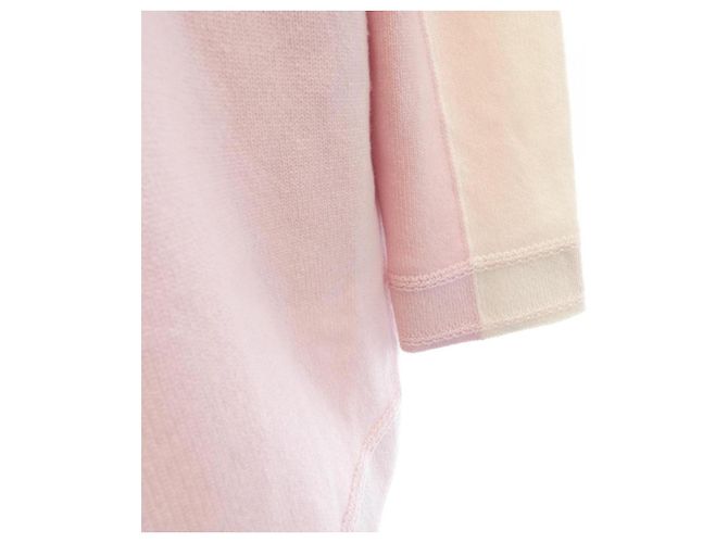 Timeless Chanel LOOK28 Kaschmirkleid Pink Weiß - Ansicht 7