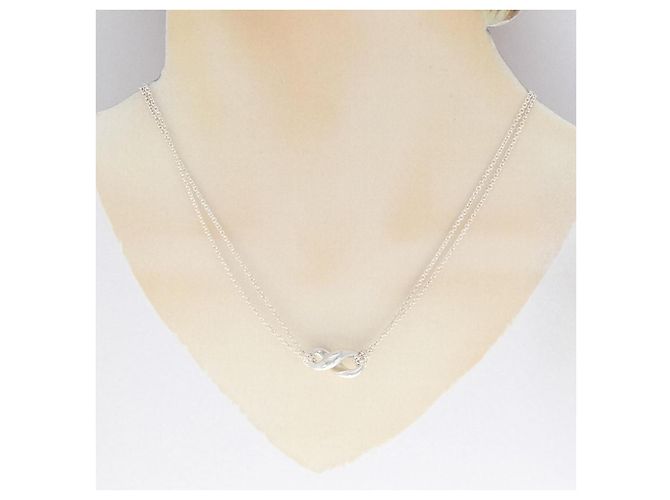 Tiffany & Co Collana Tiffany Figure 8 in argento 925 - vista 5
