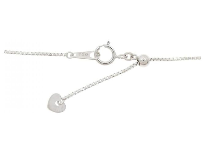 Autre Marque Collana con Croce in Diamanti in Oro Bianco Au750 Argento - vista 5