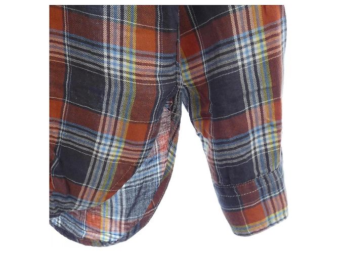 Autre Marque Camicia a quadri Engineered Garments Marrone Arancione - vista 7