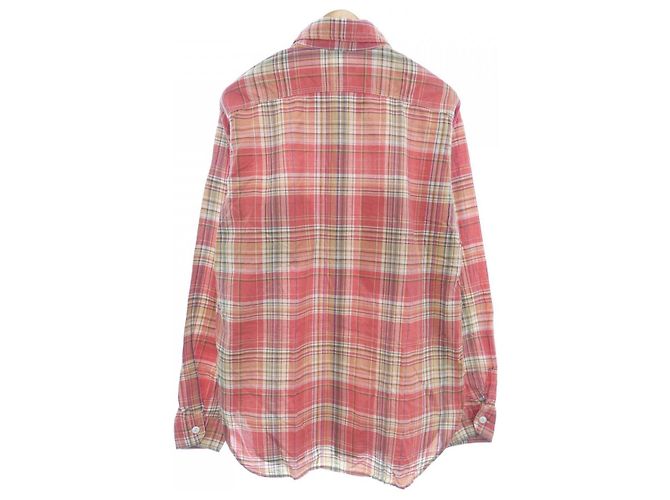 Autre Marque Camisa de algodão xadrez Engineered Garments Rosa - vista 2