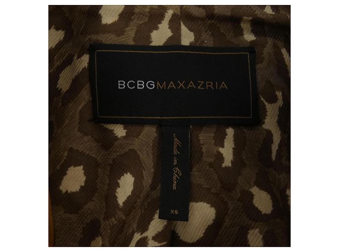 Autre Marque Chaqueta de cuero BCBGMAXAZRIA Castaño - vista 4