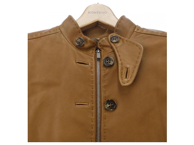 Autre Marque Chaqueta de cuero BCBGMAXAZRIA Castaño - vista 5
