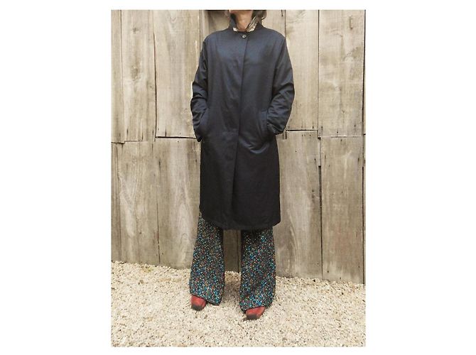 Gabardina Burberry London Negra Negro - vista 2