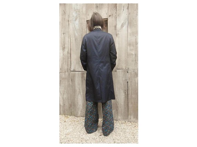 Gabardina Burberry London Negra Negro - vista 3