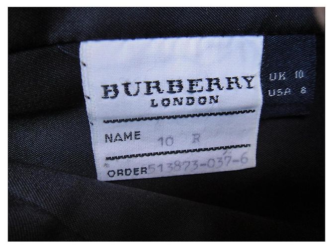 Gabardina Burberry London Negra Negro - vista 6