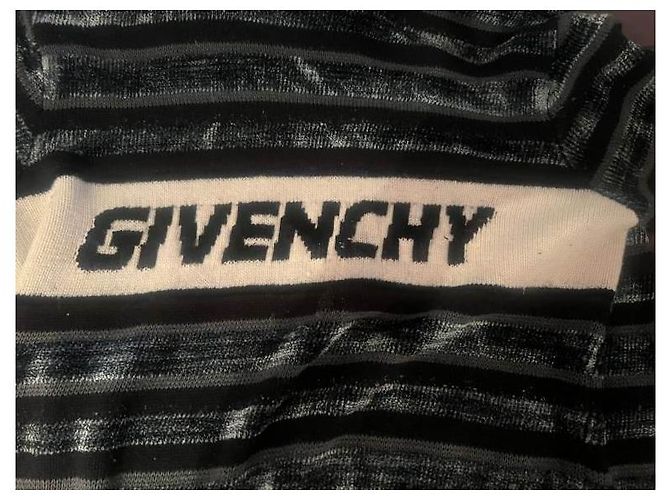 givenchy men wooly jumper Black White - view 2