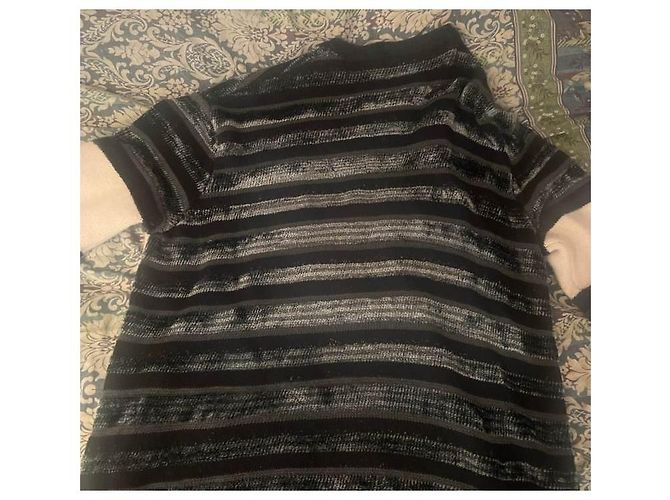 givenchy men wooly jumper Black White - view 4