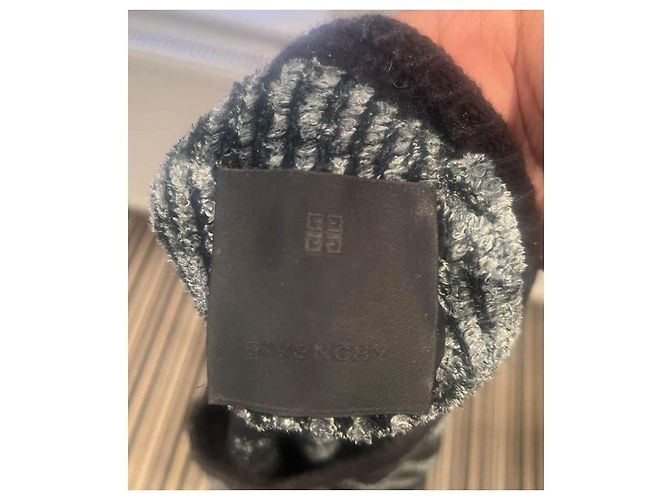 givenchy men wooly jumper Black White - view 7