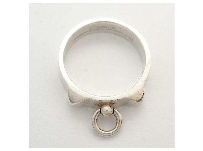 Hermes Hermès Collier de Chien Silver 925 Band Ring - view 3