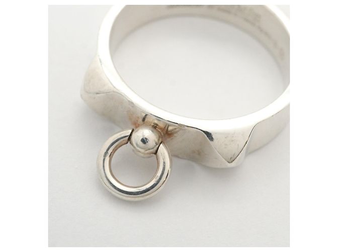Hermes Hermès Collier de Chien Silver 925 Band Ring - view 7