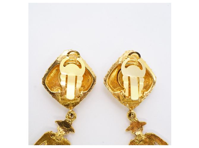 Orecchini Clip Mademoiselle di Chanel D'oro - vista 7
