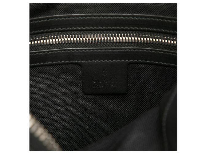 Borsa messenger media GG Supreme Web nera di Gucci Nero - vista 5