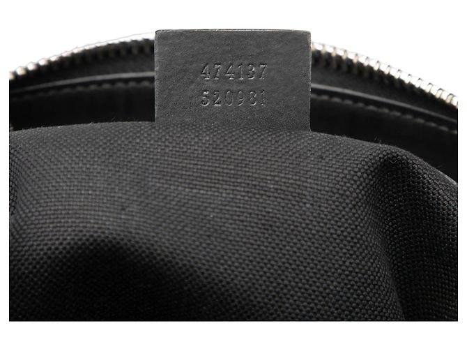Borsa messenger media GG Supreme Web nera di Gucci Nero - vista 6