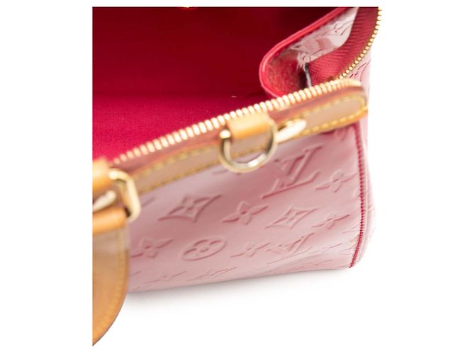 Louis Vuitton Rosso Monogram Vernis Brea MM - vista 7