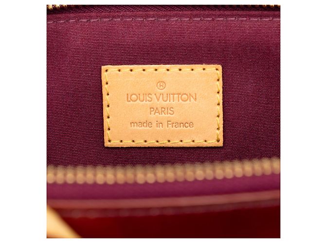 Louis Vuitton Rosso Monogram Vernis Bellevue PM - vista 5