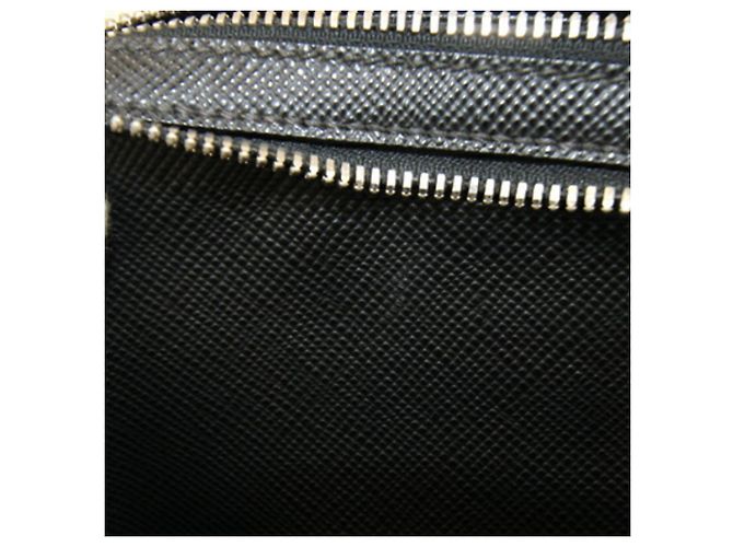 Borsa a mano Prada 2VF052 in pelle nera Nero - vista 8