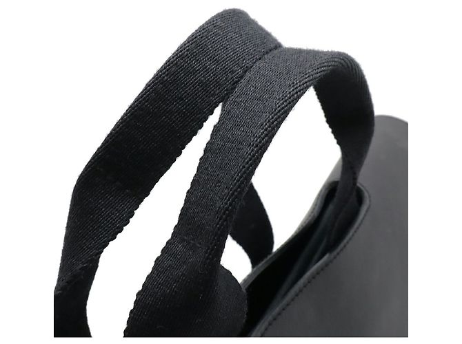 Hermès HERMES Valparaiso MM Handtasche Schwarz Weiß - Ansicht 6
